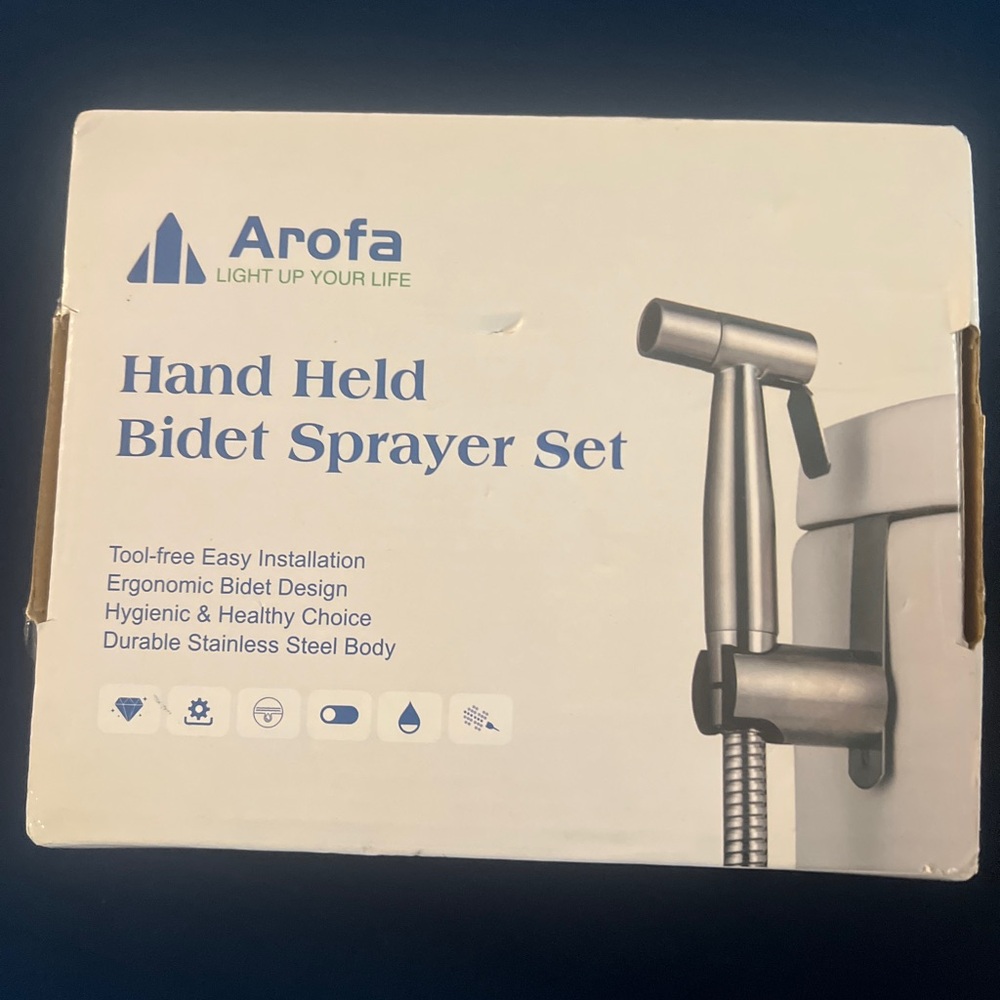 Arofa Hand Held Bidet Sprayer Set
